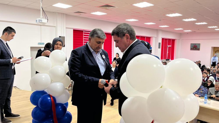 Открытие Парты Героя и стенда "Помним и гордимся".
