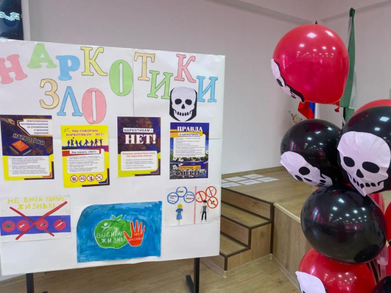 "Наркотики - зло".